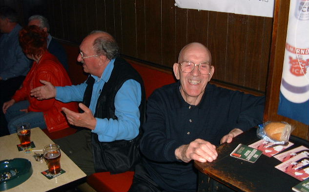 Gordon Cragg and Frank sat in the audience at the Variety.